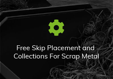 Free skip placement and collections for scrap metal